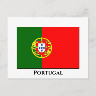 Postal Bandera de Portugal (portugués)