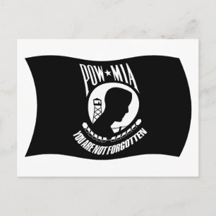 Postal Bandera de Prisioneros de Guerra y Desaparecidos e