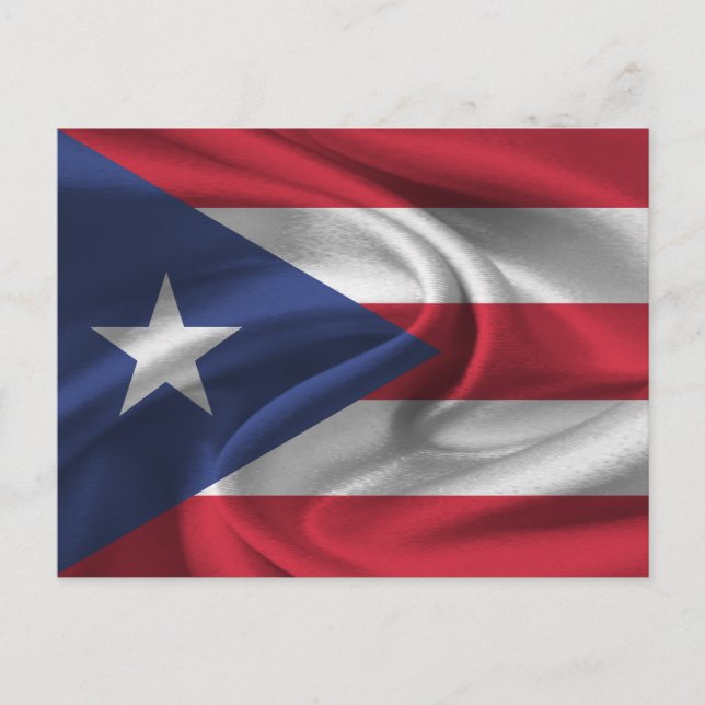 Postal Bandera de Puerto Rico (Anverso)