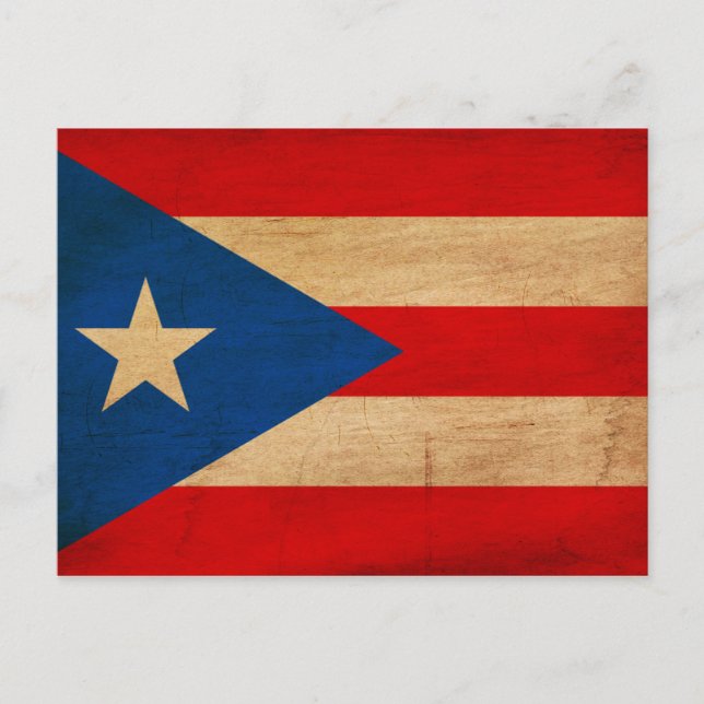 Postal Bandera de Puerto Rico (Anverso)