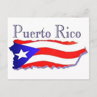 Postal Bandera de Puerto Rico Boricua