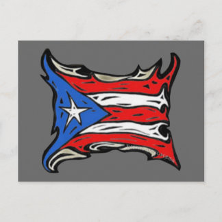 Postal Bandera de Puerto Rico en el reggaetón