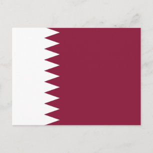 Postal Bandera de Qatar