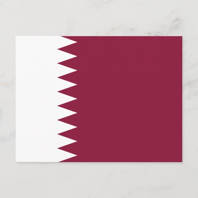 Postal Bandera de Qatar (Anverso)