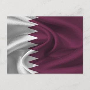 Postal Bandera de Qatar