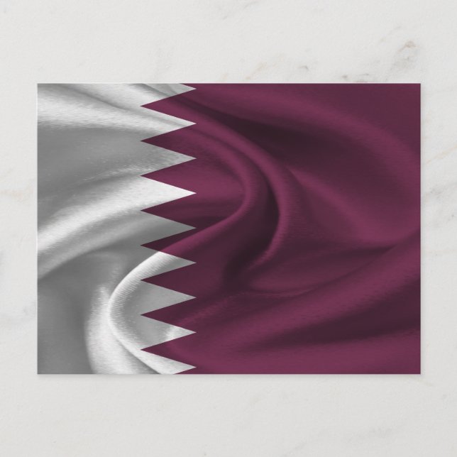 Postal Bandera de Qatar (Anverso)