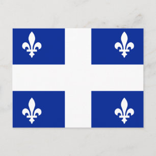 Postal Bandera de Quebec