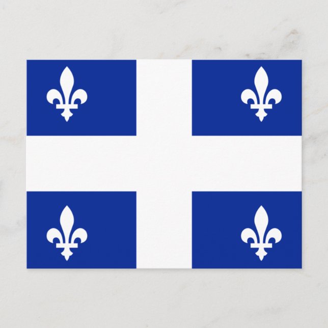 Postal Bandera de Quebec (Anverso)