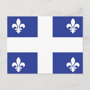 Postal Bandera de Quebec