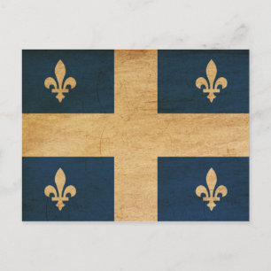 Postal Bandera de Quebec