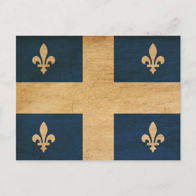 Postal Bandera de Quebec (Anverso)