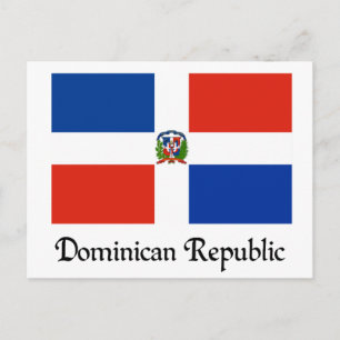 Postal Bandera de República Dominicana