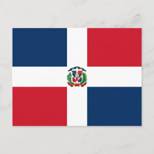 Postal Bandera de República Dominicana