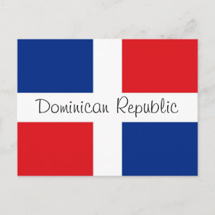 Postal Bandera de República Dominicana