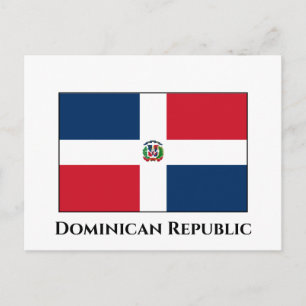 Postal Bandera de República Dominicana