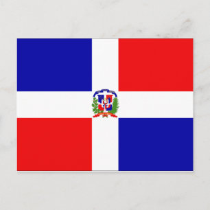 Postal Bandera de República Dominicana