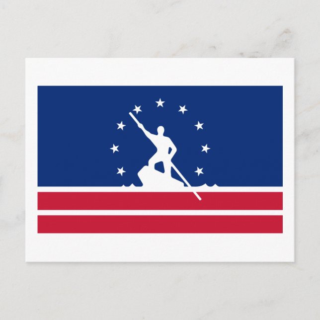 Postal Bandera de Richmond, Virginia Postcard (Anverso)