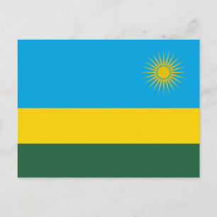 Postal Bandera de Ruanda