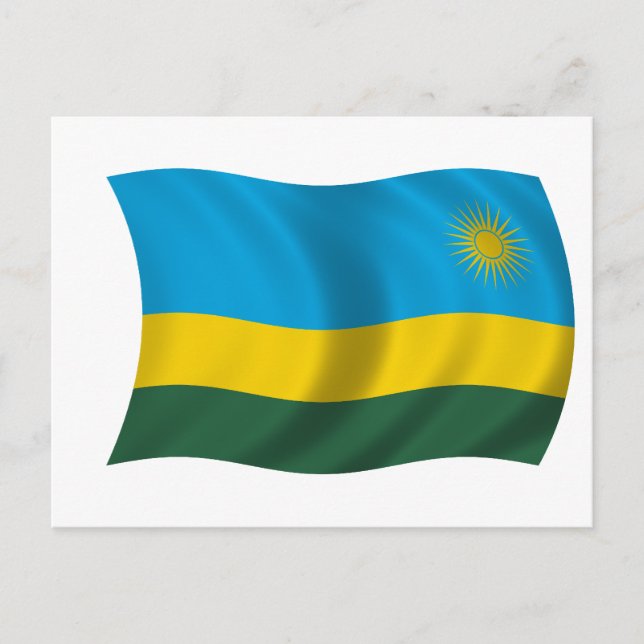Postal Bandera de Ruanda (Anverso)