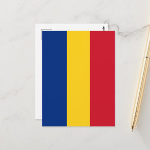 Postal bandera de Rumania