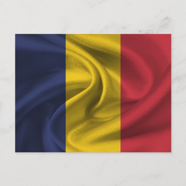 Postal Bandera de Rumania (Anverso)