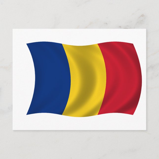 Postal Bandera de Rumania (Anverso)