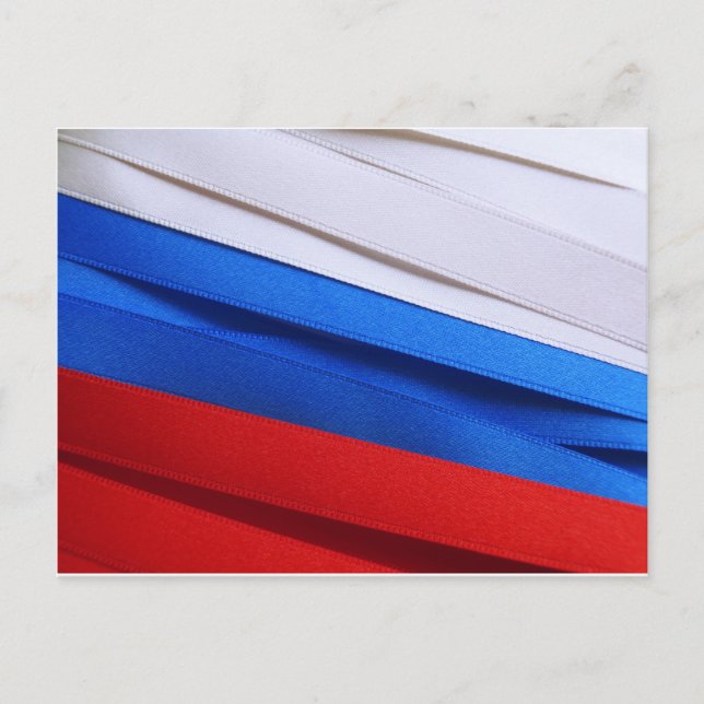 Postal Bandera de Rusia (Anverso)