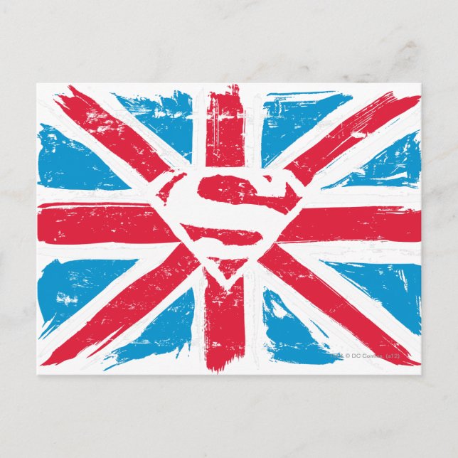 Postal Bandera de S-Shield sobre (Anverso)