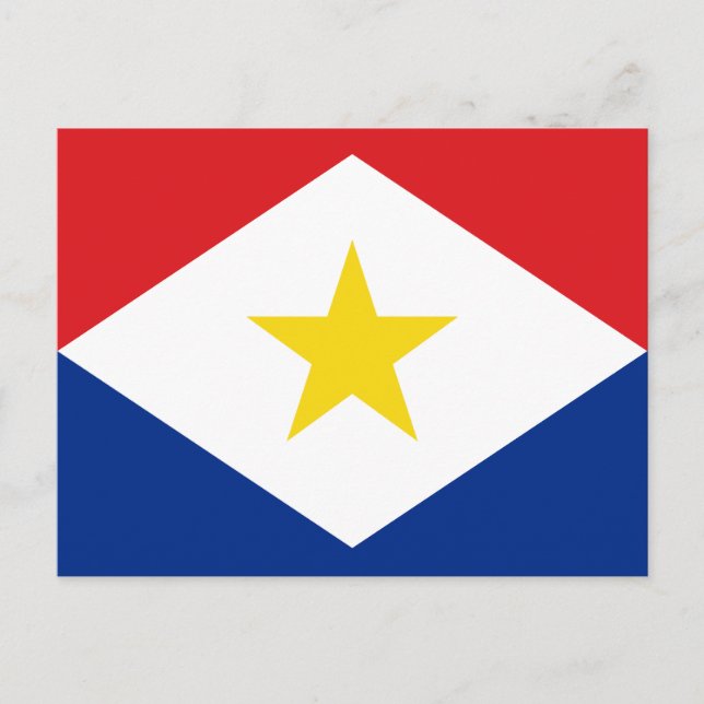 Postal Bandera de Saba (Anverso)