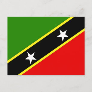 Postal Bandera de Saint Christopher Nevis