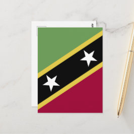 Postal Bandera de Saint Kitts y Nevis