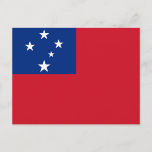 Postal Bandera de Samoa