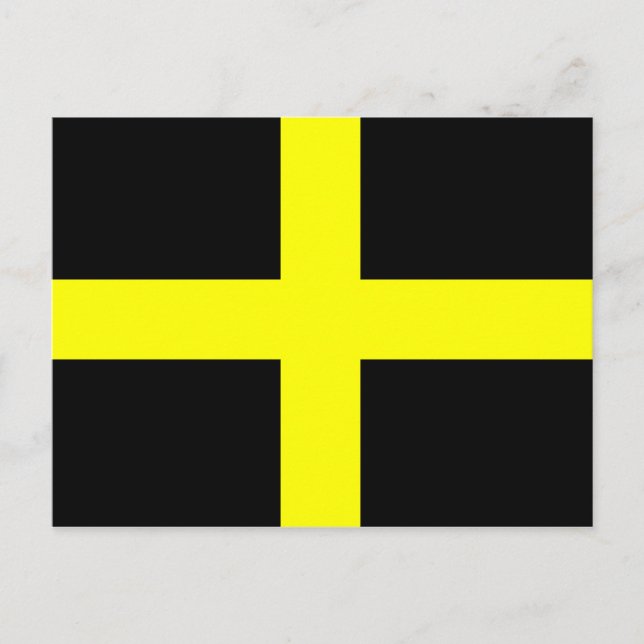 Postal Bandera de San David Gales Welsh (Anverso)