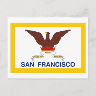 Postal Bandera de San Francisco