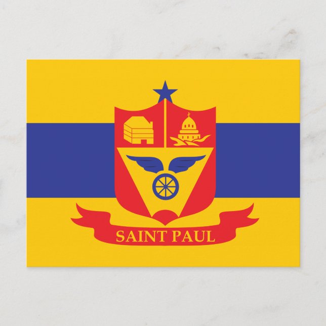 Postal Bandera de San Pablo (Anverso)