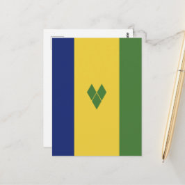 Postal Bandera de San Vicente y las Granadinas