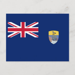 Postal Bandera de Santa Elena