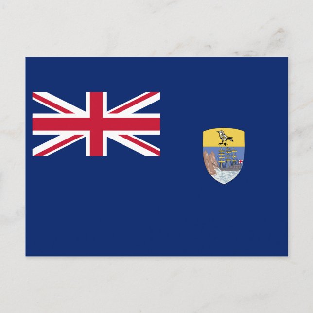 Postal Bandera de Santa Elena (Anverso)