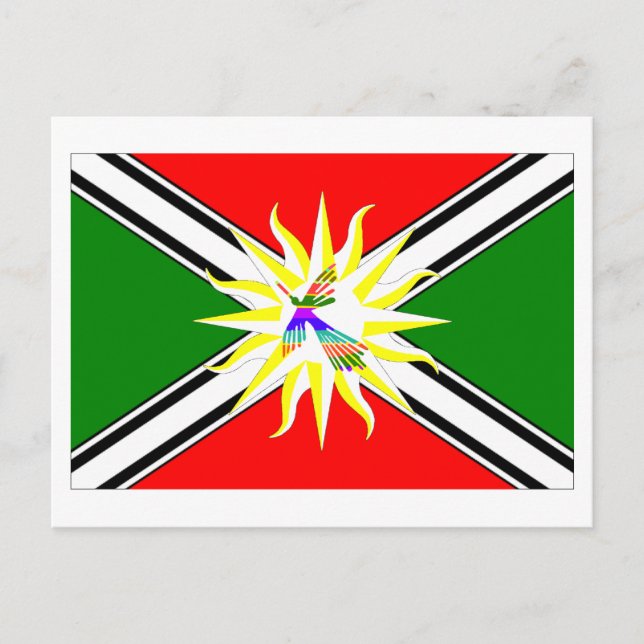 Postal Bandera de Santo Domingo (Anverso)
