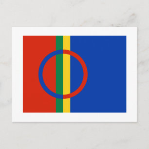 Postal Bandera de Sapmi
