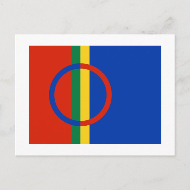 Postal Bandera de Sapmi (Anverso)