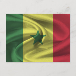 Postal Bandera de Senegal