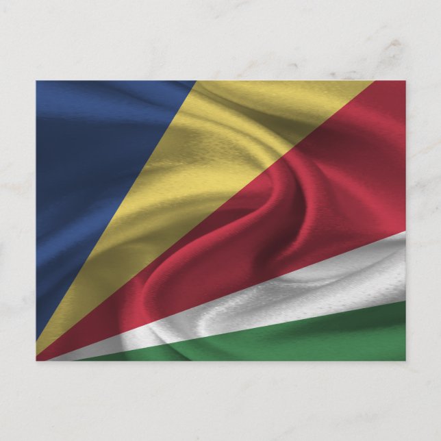 Postal Bandera de Seychelles (Anverso)