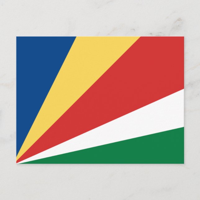 Postal Bandera de Seychelles (Anverso)