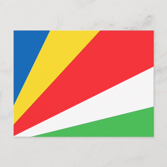 Postal Bandera de Seychelles (Anverso)