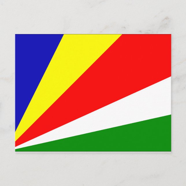 Postal Bandera de Seychelles (Anverso)