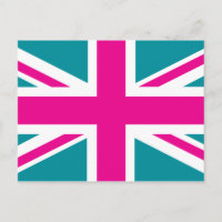 Bandera de Shock Pink Union Jack British(UK)