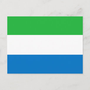 Postal Bandera de Sierra Leona