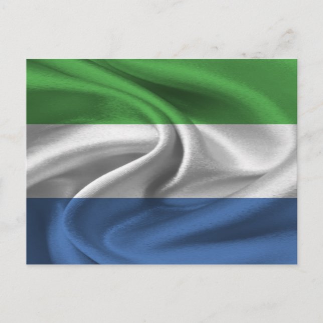 Postal Bandera de Sierra Leona (Anverso)