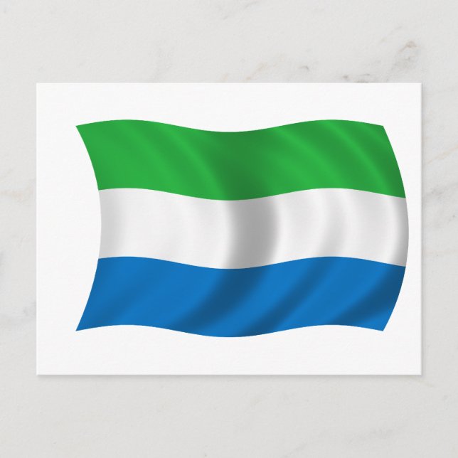 Postal Bandera de Sierra Leona (Anverso)